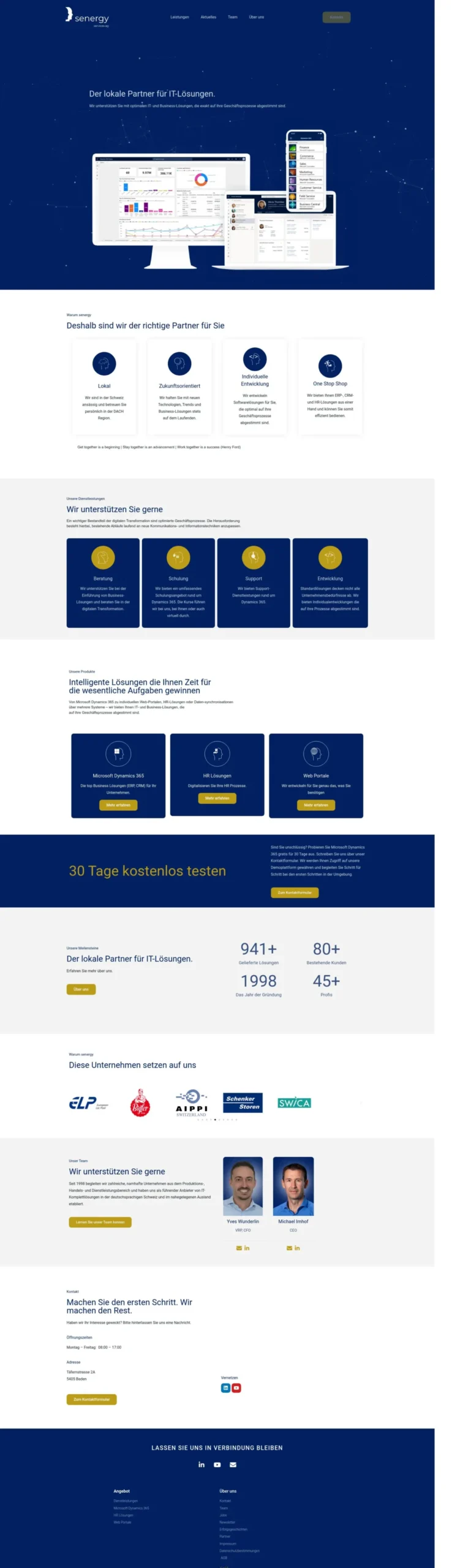 Senergy AG Corporate Design